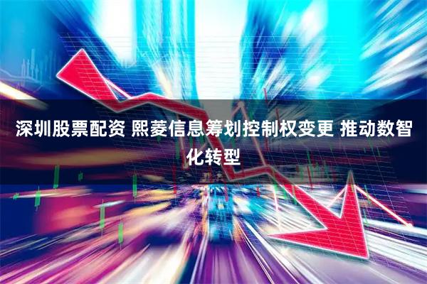 深圳股票配资 熙菱信息筹划控制权变更 推动数智化转型